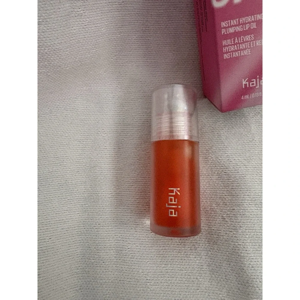 NEW Kaja Lip Plumping  Juicy Glass 03 Apricot Allure Lip Gloss 0.14 fl oz Sealed - Picture 8 of 11